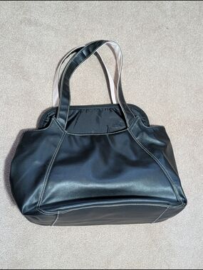 Mary Kay Tote Bag with Contrast Handles, Fax Leather